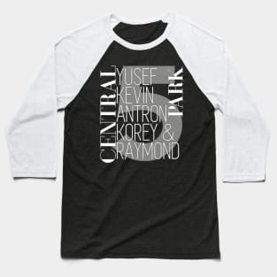 Exonerated 5 Central Park Five Yusef Kevin Antron Korey And Raymond Baseball T-Shirt